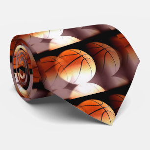 Stylish Unique Modern Basketball Tie