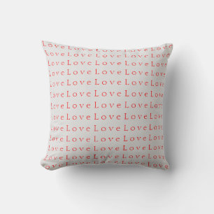 Stylish Unique Red Love Wedding Cushion
