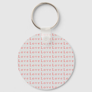 Stylish Unique Red Love Wedding Key Ring