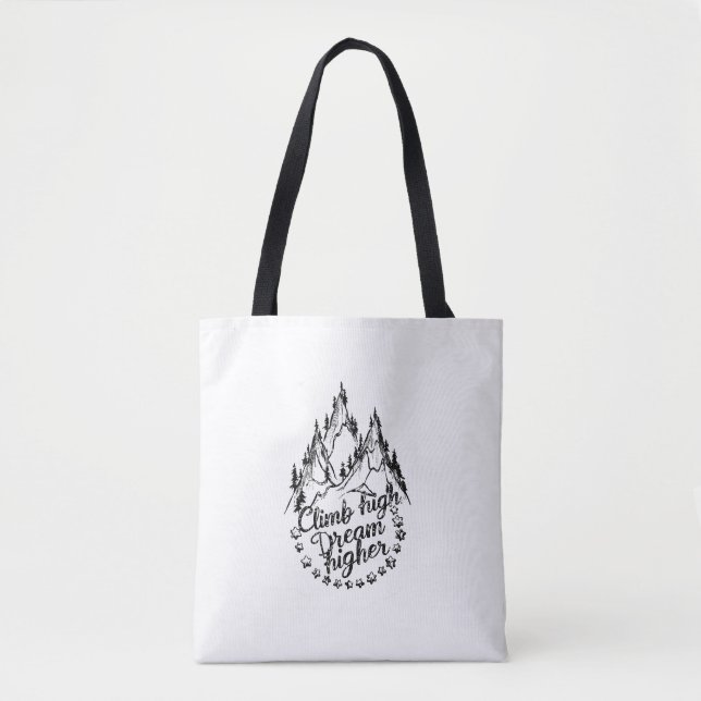 Stylish & Uplifting Shopper Bag Climb High (Front)