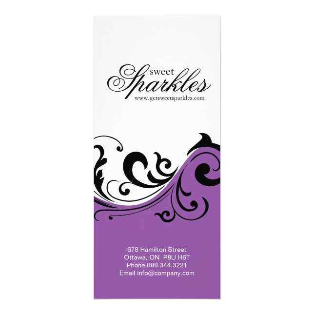 Stylish Versatile Rack Card (Front)