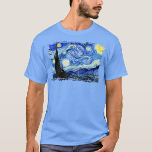 Stylish Vintage Art Starry Night Van Gogh Classic T-Shirt