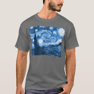 Stylish Vintage Art Starry Night Van Gogh Classic T-Shirt
