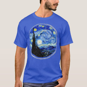 Stylish Vintage Art Starry Night Vincent Van Gogh T-Shirt