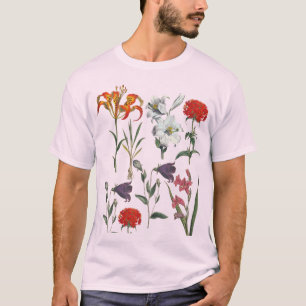 STYLISH VINTAGE FLORAL PATTERN DESIGN T-Shirt