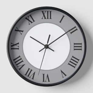 Stylish Wall Clock – Grey