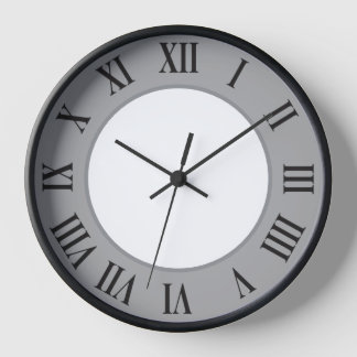 Stylish Wall Clock – Grey
