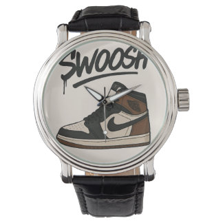 Stylish Watch with Smart Shoe & “Swoosh”