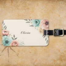 Stylish Watercolor Sketchy Flowers