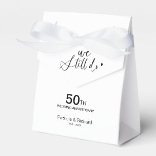 Stylish We Still Do Wedding Vow Renewal Favour Box