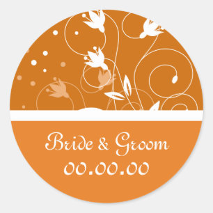 Stylish Wedding Sticker