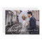 Stylish White Calligraphy Wedding Photo