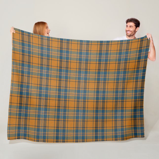 Stylish Winter Plaid Tartan  Fleece Blanket (In Situ)