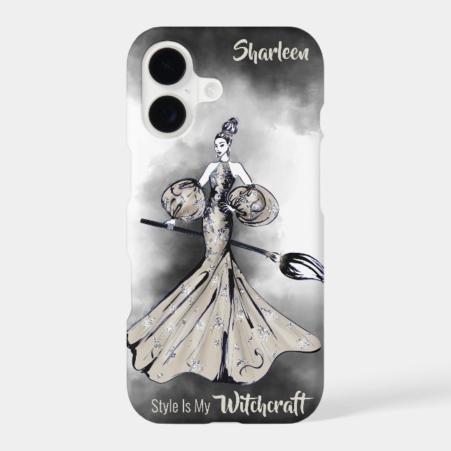 Stylish Witch Illustration (Back)