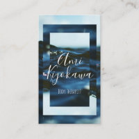 stylish with a dark blue water surface