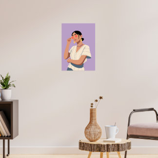 Stylish woman poster