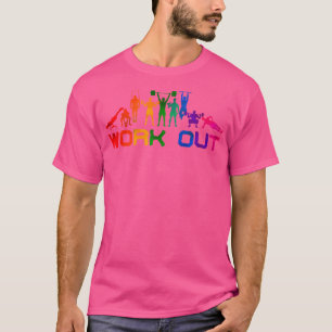 Stylish Workout Saying Dumbbell Weight Lifting Fit T-Shirt