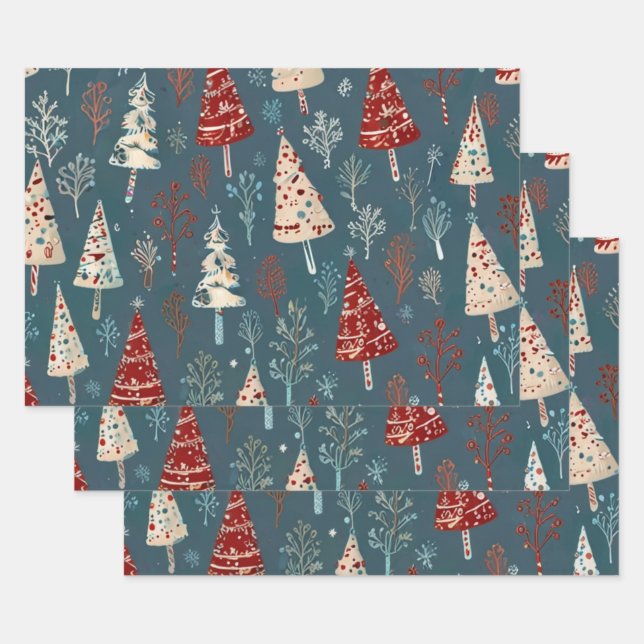 Stylish Wrapping Paper (Set)
