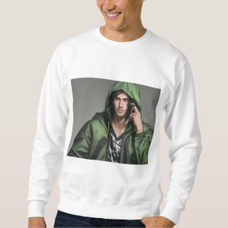 Stylish Young Man Graphic Tee: Embrace Your Vibe Sweatshirt