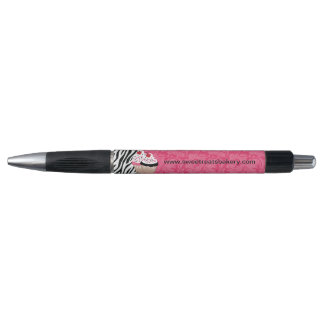 Stylish Zebra Print Bakery Promotional Pens