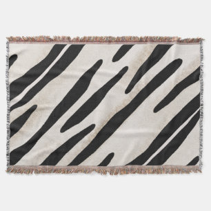 Stylish Zebra Print Throw blanket Coordinate