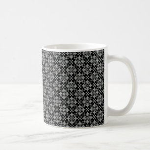 Stylishly Chic Mug, Black and Grey Coffee Mug