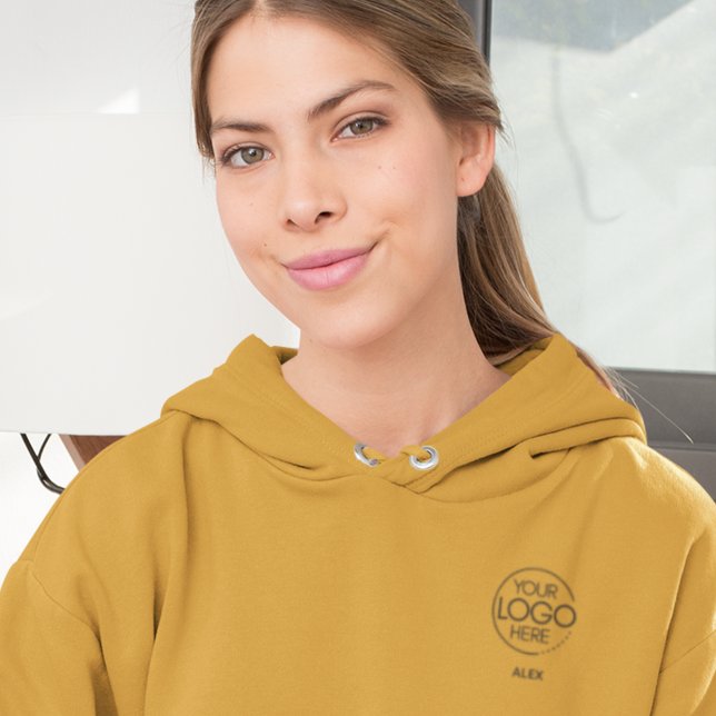 Stylishly Elegant Company Branded Logo  Hoodie (Creator Uploaded)