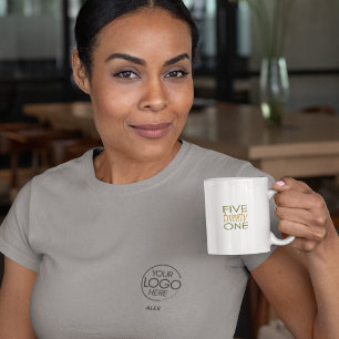 Stylishly Elegant Company Branded Logo T-Shirt