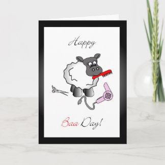 Stylist birthday greeting card