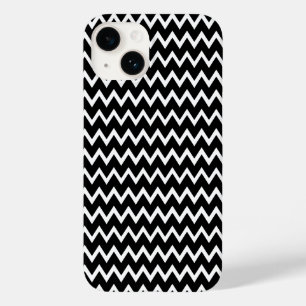Stylist Black And White Chevron Case-Mate iPhone 14 Case