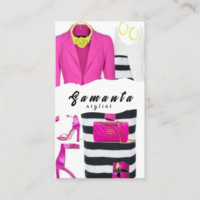 Stylist Business Card (Front)