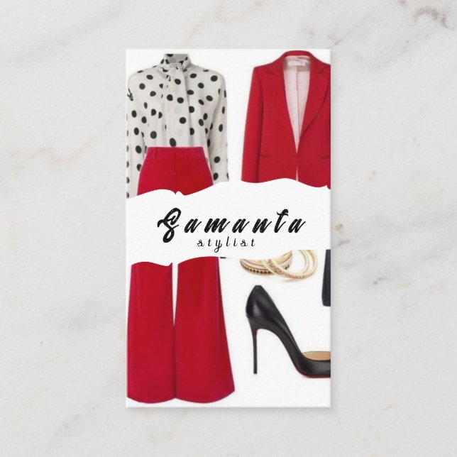 Stylist Business Card (Front)