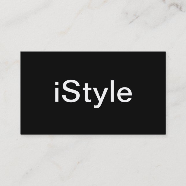Stylist Business Card (Front)