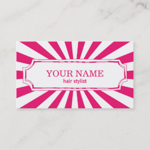 Stylist Business Cards w/Appointment Reminder
