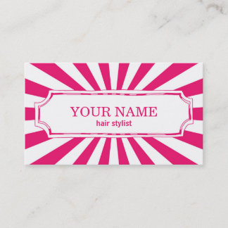 Stylist Business Cards w/Appointment Reminder