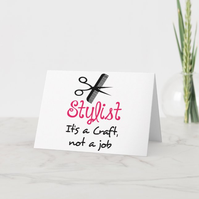 Stylist Craft Card (Front)