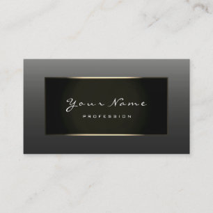 Stylist Fashion Blogger Champagne Faux Gold Lower Business Card