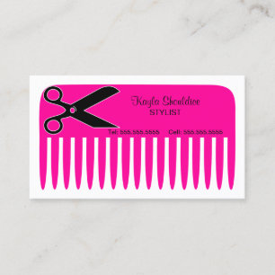 Stylist / Hairdresser Business Card