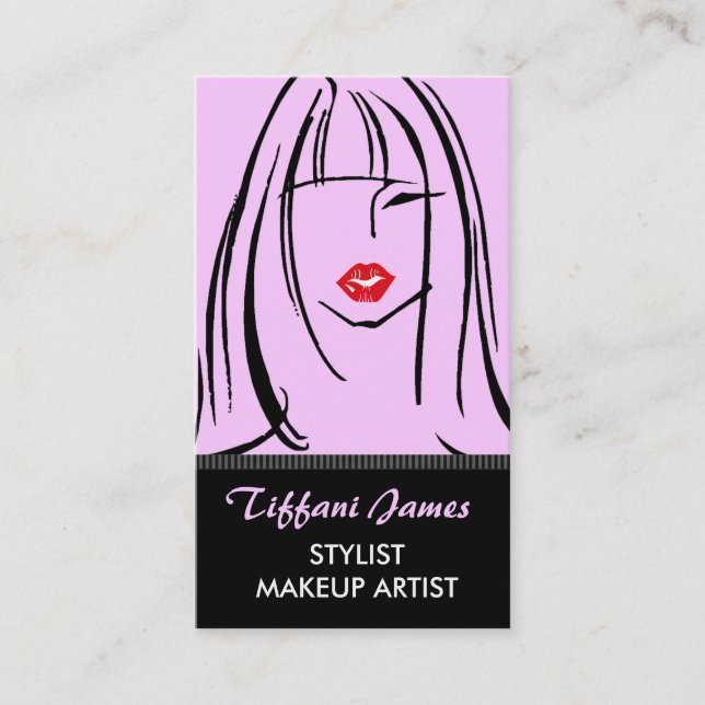 Stylist/Makeup Artist Business Cards (Front)