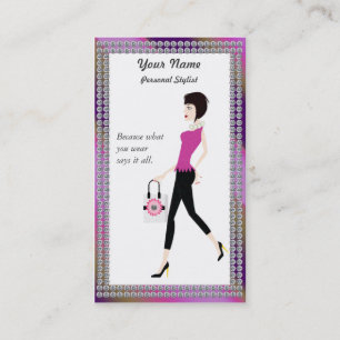 Stylist Personal Shopper Business Card