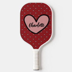 Stylist Sweet Heart Personalised gifts template  Pickleball Paddle