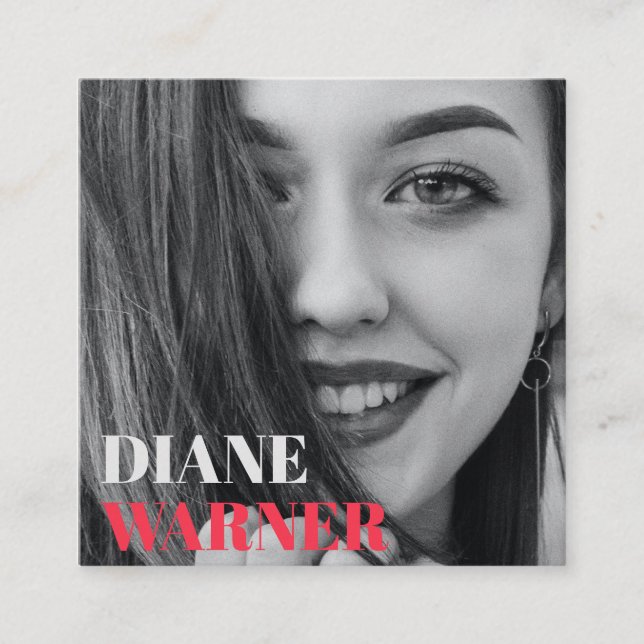 Stylist's Signature" Business Card (Front)