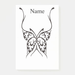 Stylized Butterfly Tattoo Thunder_Cove Post-it Notes