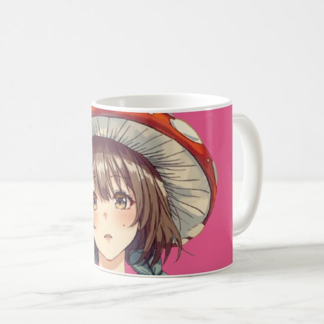 Stylized Character Anime Fantasy Gift Coffee Mug (Front Right)