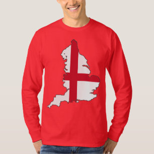 Stylized Flag Of England St George Cross T-Shirt