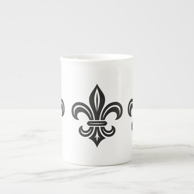 "Stylized Fleur-de-lis" Specialty Mug (Front)