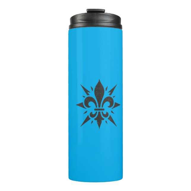 "Stylized Fleur-de-lis" Thermal Tumbler (Front)