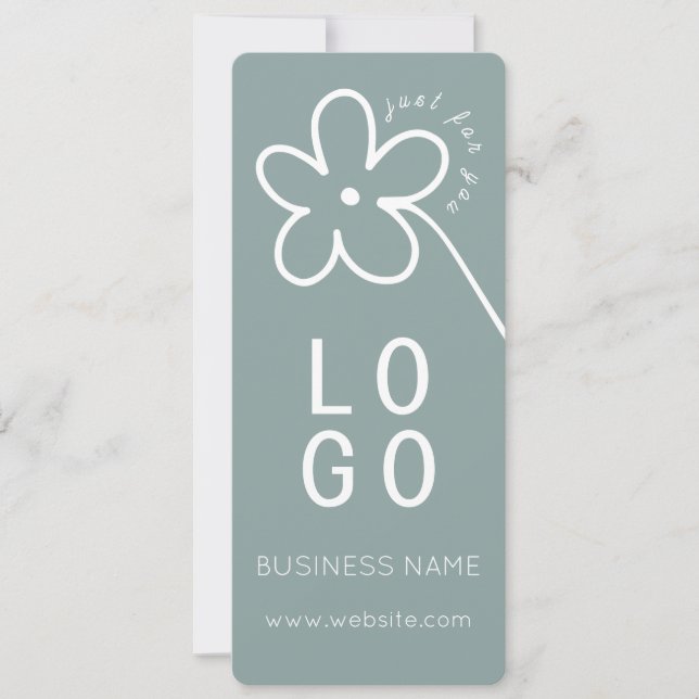 STYLIZED FLOWER SAGE OWN LOGO GIFT CERTIFICATE (Front)