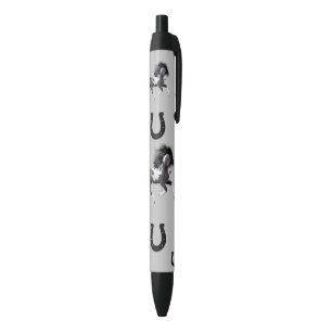 stylos cheval black ink pen