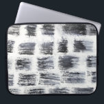 Stylus - Squres Laptop Sleeve<br><div class="desc">Stylus V by Chariklia Zarris.  Features square-like shapes against a white background to create a pattern.</div>